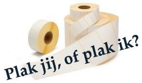 Etiketjes plakken Etiketjes plakken